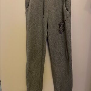 Nike Gray Joggers with Logo